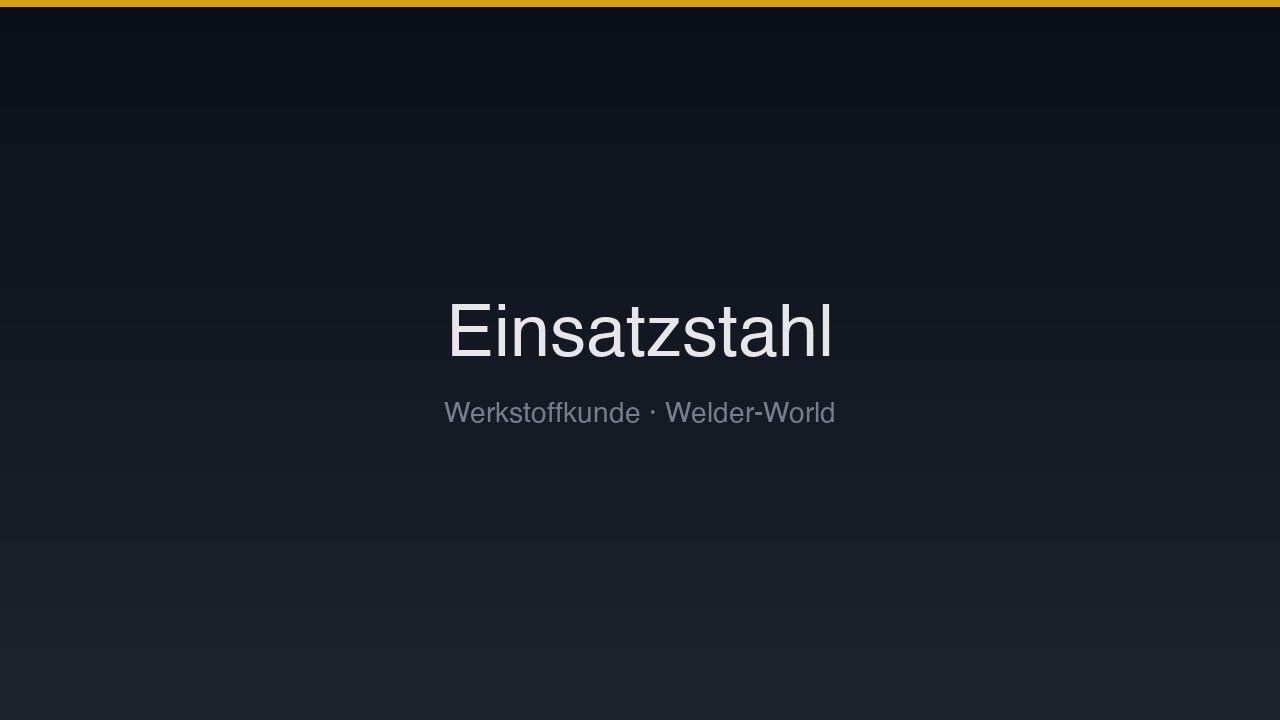 Einsatzstähle