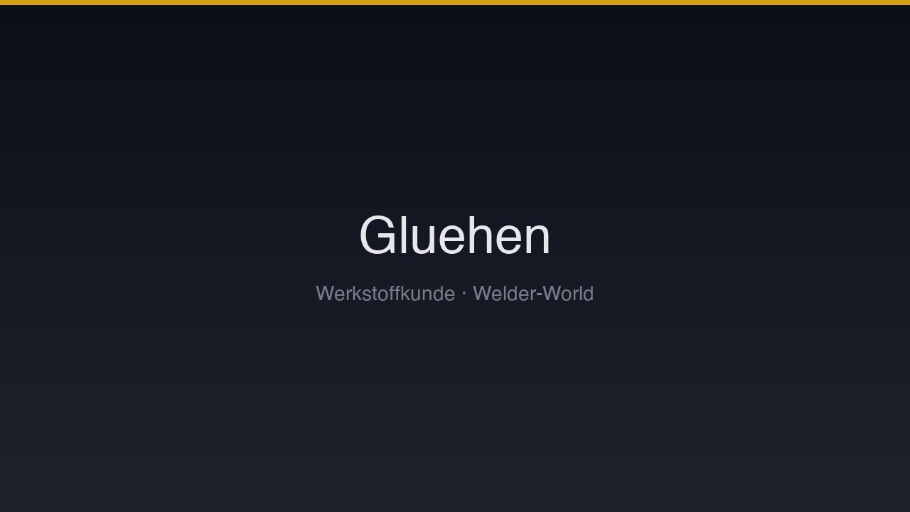 Glühen & Normalisieren