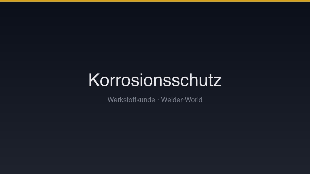 Korrosionsschutz