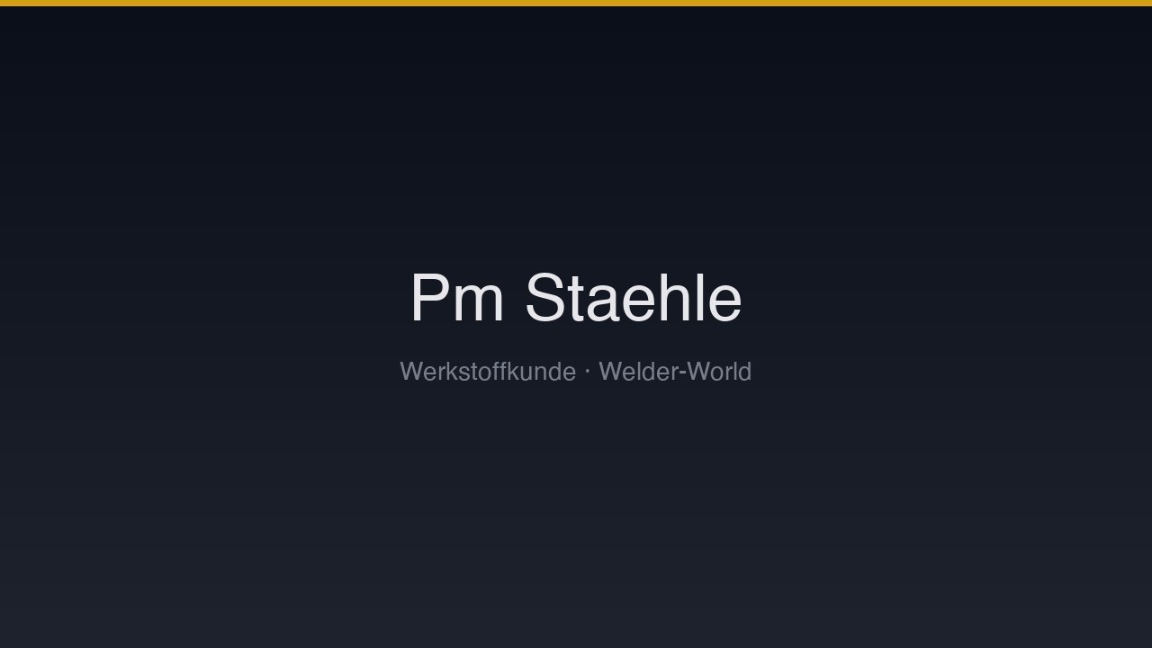 Pulvermetallurgische Stähle (PM)