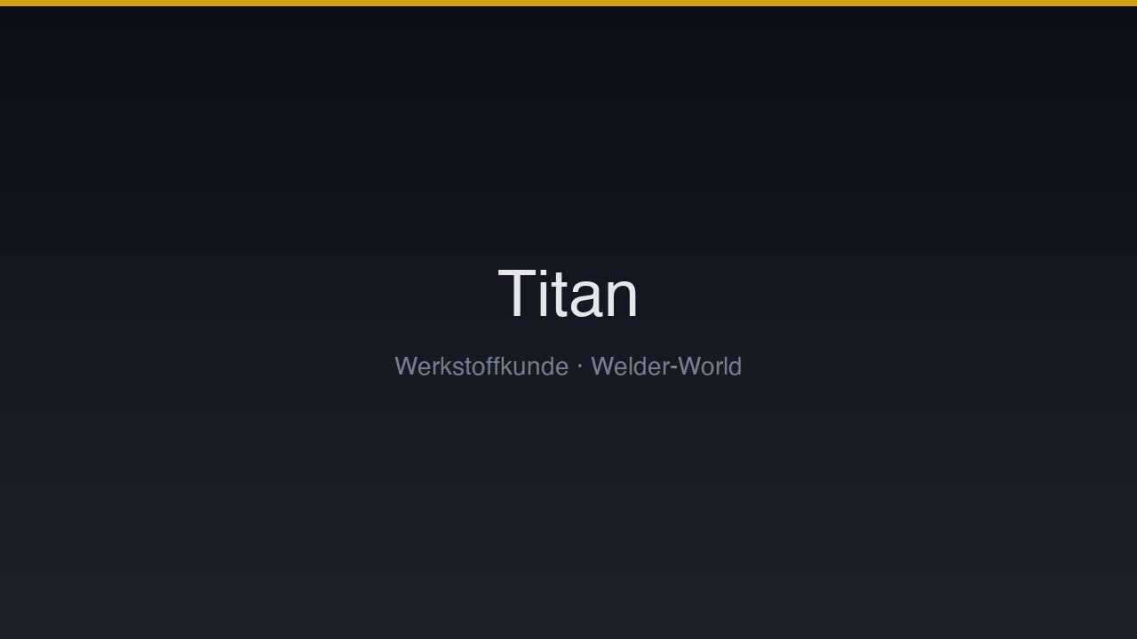 Titan & Titanlegierungen